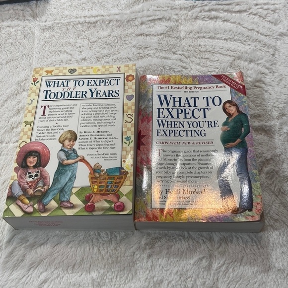 what to expect Other - 2 books What to Expect book lot Toddler Life and When you’re expecting Maternity